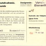Romanshorn - Honig Kontrollkarte 1946