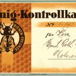 Romanshorn - Honig Kontrollkarte 1948