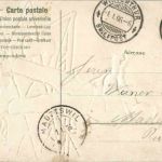 Neujahr - Prägekarte