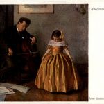 Künstlerkarte sign. John Quinci Adams