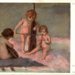 Künstlerkarte sign. Rob. Schiff