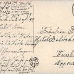 Künstlerkarte sign Ad. Liebscher