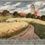 Künstlerkarte sign. L. v. Songer Melin