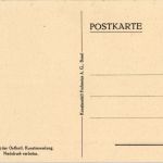 Künstlerkarte - sign. Hans Holbein