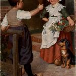 Künstlerkarte - sign. Th. Matthei