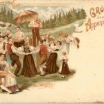Gruss aus dem Appenzellerland - Litho