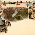 Gruss aus dem Appenzellerland - Litho