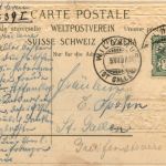 Wildhaus - Litho Prägekarte