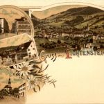 Gruss aus Lichtensteig - Litho