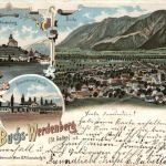 Gruss aus Buchs Werdenberg - Litho