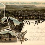Gruss aus Altstätten - Litho