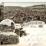 Gruss aus Degersheim - Litho