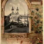 St. Gallen - Kloster- Prägekarte