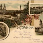 Gruss aus St. Gallen - Litho