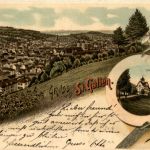 Gruss aus St. Gallen - Litho