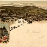 Gruss aus St. Gallen - Litho