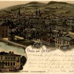 Gruss aus St. Gallen - Litho