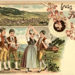 Gruss aus Appenzell - Litho