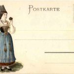 Gruss aus Appenzell - Prägekarte siehe Rückseite