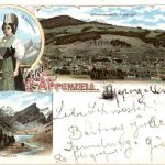 Gruss aus Appenzell - Litho