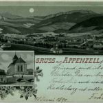 Gruss aus Appenzell - Litho