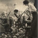 Drum Mädel wink - Feldpost