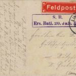 Drum Mädel wink - Feldpost