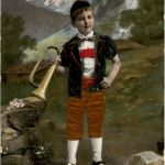 Berner Tracht - Prägekarte