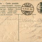 Berner Tracht - Prägekarte