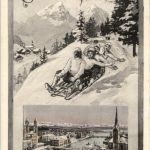 Zürich Glückliches Neujahr - Rodeln