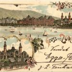 Gruss aus Zürich - Litho
