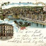 Gruss aus Zürich - Litho