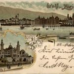 Gruss aus Zürich - Litho 1898