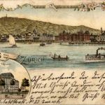 Gruss aus Zürich - Litho