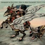 Esel mit Flügeln - Carneval de Nice 1909