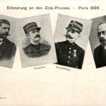 Erinnerung an den Zola Prozess - Paris 1898