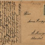 Künstlerkarte sign. Adalbert Holzer