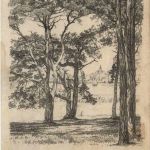 Max Brückner - Durchblick nach Insel