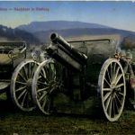 Haubitzen in Stellung