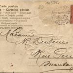 Kind mit Hund - Prägekarte