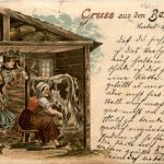 Guss aus den Bergen - Litho