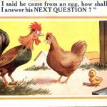 I said he came from an egg