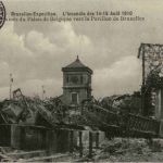 Bruxelles - Exposition - L Incendie des 1910
