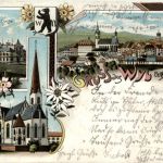 Gruss aus Wyl - Litho