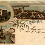 Gruss aus Rorschach - Litho
