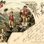 Gruss aus dem Toggenburg - Litho