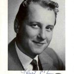 Gerd Fitz mit Autogramm