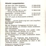 Christian Anders mit autogramm