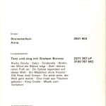 Graham Bonney mit Autogramm