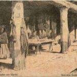 Mitau - Krambuden am Markt - Feldpost